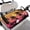 Tropical Sunset Silhouette, variant on Whosucclay Palm Tree Anti‑Wear Golf Cart Seat Protector Easy to Install for Club Car Icon Yamaha EZGO, With 4 Storage Pockets Golf Cart Seat Cover