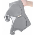 thumbnail image 5 of Plus Size Women's Wireless Tank Top Bra, Mesh Panel & Wide Adjustable Straps, Seamless Breathable Support for All-Day Comfort Gray XL, 5 of 9