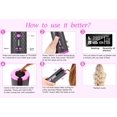 thumbnail image 2 of Rizador de cabello automático inalámbrico, varita rizadora portátil para peinar el cabello en cualquier momento y en cualquier lugar, rizador de cabello automático recargable con 6 configuraciones de temperatura y temporizador Ormromra WRQX-359, 2 of 6