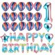 thumbnail image 3 of 33 PCS 1 Set Interesante fotográfico Props Balloon conjunto de globos de cumpleaños de dibujos animados, 3 of 5