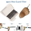 8Pcs Hearing Aid Wax Guard Filters Cerumen Protector For Phonak Health Car Tools