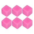 thumbnail image 2 of 6Pcs Blank Dice Set, Right Angle Plastic Hexahedral Cubes Classroom Board Game DIY Math Counting Teaching Party Favor Fun, 2 of 8