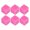 Pink, variant on ENYOUNG 6Pcs Blank Dice Set Right Angle Plastic Hexahedral Cubes Classroom Board Game DIY Math Counting Teaching Party Favor Fun Pink 3.94 inches / 10 cm