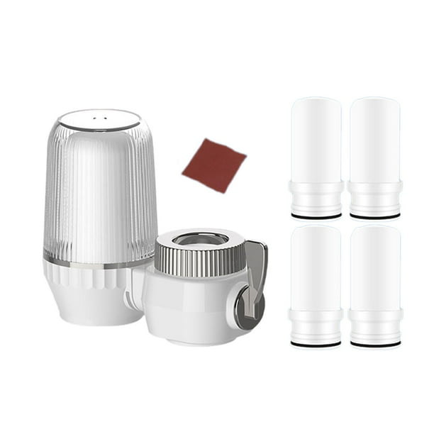 Filtro de agua lavable para grifo con sistema de filtración de agua de 10 etapas. con 5 núcleos de filtro