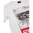 thumbnail image 3 of Stranger Things T-Shirt à Manches Courtes Logo Blanc pour Hommes (TTTG), 3 of 7