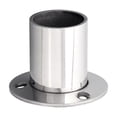 thumbnail image 4 of 2 Pcs Support de Tringle de Garde-Robe en Acier 19-32mm Bride Support de Poteau de Rail Décoration, 4 of 4