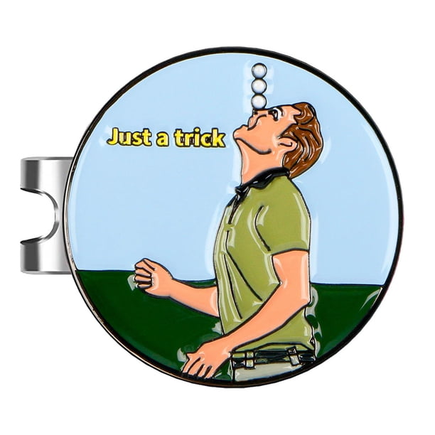 Marcador de pelotas de golf con clip para gorra de 25 mm, herramienta creativa para marcar pelotas de golf, accesorios de golf Estilo D