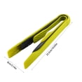 thumbnail image 3 of DMDUOU - Juego de 3 pinzas de plástico para alimentos y cocina, para barbacoa, bistec y repostería, aptas para el hogar, cocina y exteriores, color amarillo, 3 of 6