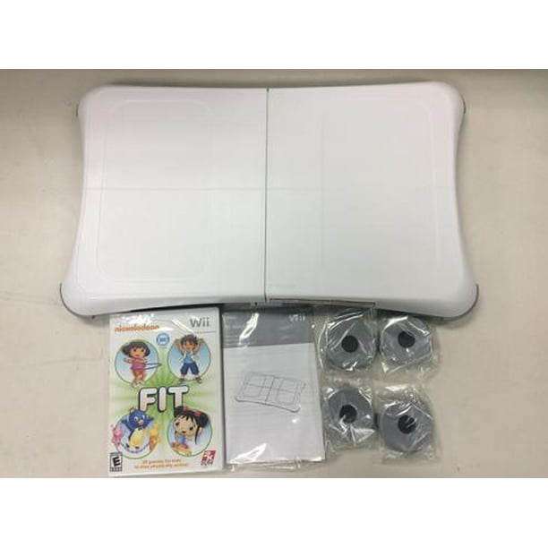 Oom of meneer complicaties onkruid Wii Fit Balance Board w/ Nickelodeon Wii Fit GAME for Nintendo Wii (Bulk  Packaging) - Walmart.com
