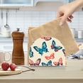 thumbnail image 2 of Yayeee Napkin Holder for Table Kitchen Paper Tissue Organization, Green Butterflies, 2 of 8