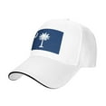 thumbnail image 3 of South Carolina Palmetto Trees Unisex Adult Baseball Caps Adjustable Sandwich Cap Casquette Hats Dad Hat Cap, 3 of 5