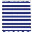 thumbnail image 3 of Ambesonne Striped Shower Curtain, Navy Nautical Marine, 69"Wx84"L, Purple, 3 of 3