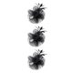 thumbnail image 5 of Jumpingount Tocado de boda con flores para el pelo, estilo Retro, adorno para el pelo de fiesta Simple, colgante de cabeza nupcial multiusos, negro Type1 NO1, 5 of 6