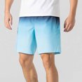 thumbnail image 4 of Viikei Men's Shorts for Comfortable Daily Wear,Men Casual Fashion Sports-dry Elastic Mid-waist Lace-up Pocket Shorts Sky Blue XXL, 4 of 9