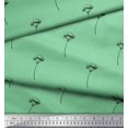 thumbnail image 2 of Soimoi Green Cotton Duck Fabric Cotton Ball Leaves Printed Fabric 1 Yard 44 Inch Wide, 2 of 3