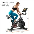 ProForm Pro TC Smart Upright Exercise Bike with 10” HD Touchscreen and