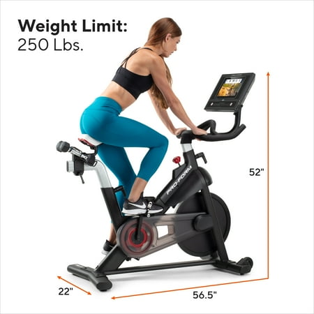 ProForm Pro TC Smart Upright Exercise Bike with 10” HD Touchscreen and 30-Day iFIT Family Membership