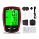 thumbnail image 1 of Computadora para bicicleta Velocímetro inalámbrico con cable Odómetro Impermeable LCD Luz de fondo C West Biking Velocímetro de bicicleta, 1 of 7