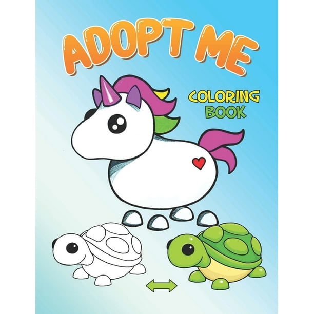 Adopt Me Coloring Book A Cool Roblox Coloring Book For Fans Of Adopt Me Roblox Lot - roblox crayon face