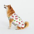 thumbnail image 4 of Pofeuu Watermelon And Kiwi Print Dog Clothes Fashionable Sleeveless Pet Vest Cotton Dog Shirt, Ideal for Small, Medium, and Large Breeds-4X-Large, 4 of 7