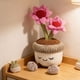 thumbnail image 4 of Adorno de peluche de planta en maceta de dibujos animados adorno • Muñeca de flores para decoración de escritorio curativa • Peluche de regalo decorativo suave para casa u oficina, 4 of 6