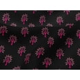 thumbnail image 4 of oneOone Viscose Jersey Fabric Floral & Flying Swan Block Print Sewing Fabric BTY 60 Inch Wide, 4 of 5