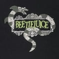 thumbnail image 2 of Womens (Jrs) Black Tight Fit Semi-Crop Beetlejuice Halloween Tee Shirt X-Large, 2 of 2