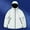 White, variant on COSFO Solid Jackets for Men Zip Up Hooded Windbreaker Casual with Pockets Hiking Loose Long Sleeve Men Coats