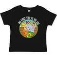 thumbnail image 3 of Inktastic 1st Trip to Zoo Animals Boys or Girls Baby T-Shirt, 3 of 5