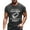 Grey, variant on LUOGENLI Male T-shirts for Mens Football Fans Sports Gift T Shirt Vintage Rugby Player Sports Retro Men Boys Rugby Pullover Mens T-shirts Graphic Tees xxl Tall Summer Clothes White L