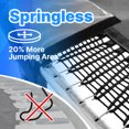 thumbnail image 2 of LeJump Flora Trampoline Récréatif Grand de 12 Pi Sans Ressort avec Filet d'Enceinte et Échelle, 2 of 7