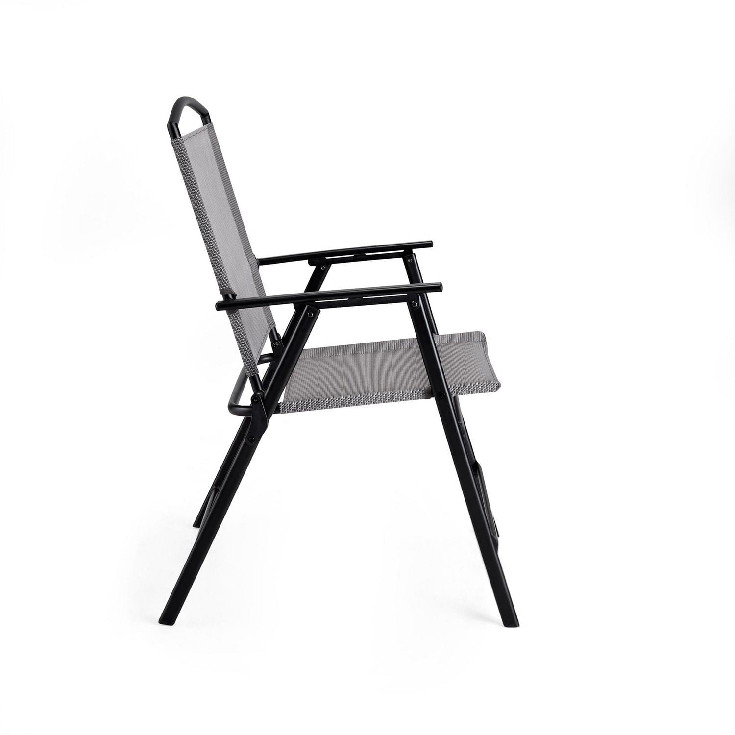 Chaise pliante en tissu tendu pour patio Carlington Mainstays