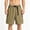 Khaki, variant on Ceisia Mens Belted Multi Pocket Cargo Shorts Drawstring Waist Tactical Shorts for Men Outdoor Khaki M Gifts for Father