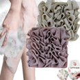 thumbnail image 1 of The Leeffa, Loufee Loofah Washcloth, The Leeffa Soft Loofah and Washcloth, 2 en 1 esponja de lufa de baño, esponja de ducha con cordón, limpiador de espalda Luffa para ducha (2PCS-A), 1 of 6