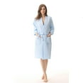 thumbnail image 2 of FLMEI Men Women Robes Cotton Bathrobes Soft Lightweight Bath Robes M-2XL, 2 of 8