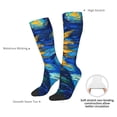 thumbnail image 4 of Naloa Sunflower Starry Night Vibes Knee Socks, High Socks Long Stretchy Sock Women Knee High Stocking, Long Socks for Women, 4 of 6
