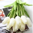 thumbnail image 3 of Artificial Tulips Flowers, Fake Tulips 30 Pcs For Home Decor, 3 of 4