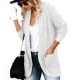 thumbnail image 2 of Langwyqu Womens Long Sleeve Casual Lightweight Knit Sweaters Cardigan Coat, 2 of 4