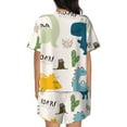 thumbnail image 6 of Sigee Childish Dinosaur for Sleepwear Casual Pjs with Pockets Women's Pajamas Sets Shorts 2 Piece Short Sleeve Lounge Sets 4X-Large, 6 of 9