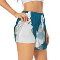 thumbnail image 2 of Disketp Nurse Doctor Gnomes Print Women's Shorts Workout Shorts for Athletic Gym Running Shorts with Phone Pockets Large, 2 of 8
