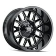 thumbnail image 2 of Mayhem Cogent-8107 20X10 6X135/6X139.7 -19Et 106Cb Black W/Milled Spokes, 2 of 2