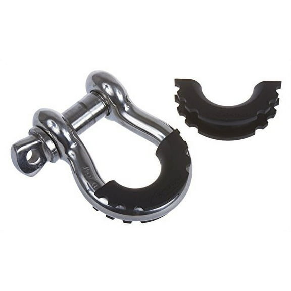 Daystar, Black D-Ring Shackle Isolator pair, protect your bumper and reduce rattling, KU70056BK, Made in America