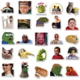 thumbnail image 6 of 300-Piece Funny Meme Sticker Pack, Waterproof Vinyl Decals for Laptop, Water Bottle, Phone, Car, Luggage and DIY Crafts, 6 of 10