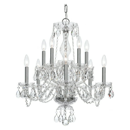 

Elight Design Crystal 23in Wide Chrome Chandelier