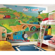 RoomMates Thomas the Train Removable Wall Mural, 9' x 15'