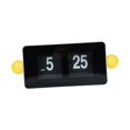 thumbnail image 3 of Página automática de mesa de mesa automática Página automática Turning Creative Home Decor Ornament Digital Display para el dormitorio de la sala de Amarillo negro, 3 of 8