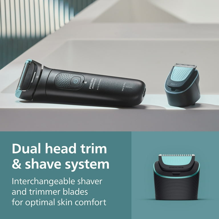 Philips Norelco Body Groomer 7000 Series, Trimmer For Man, 100