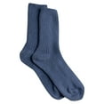 thumbnail image 2 of Gymayou Women Winter Socks Warm Thermal Thick Boot Socks Cozy Cabin Crew Comfy Socks for Ladies Blue One Size, 2 of 3