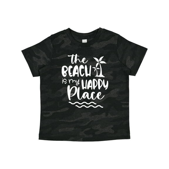 Inktastic Spring Break the Beach is My Happy Place Boys or Girls Toddler T-Shirt