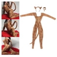 thumbnail image 3 of Traje de Cosplay Perfke Con Estampado Para Mujer Amarillo, 3 of 9